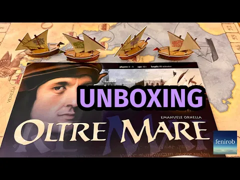 Oltre Mare Board Game | Unboxing (No Talking)