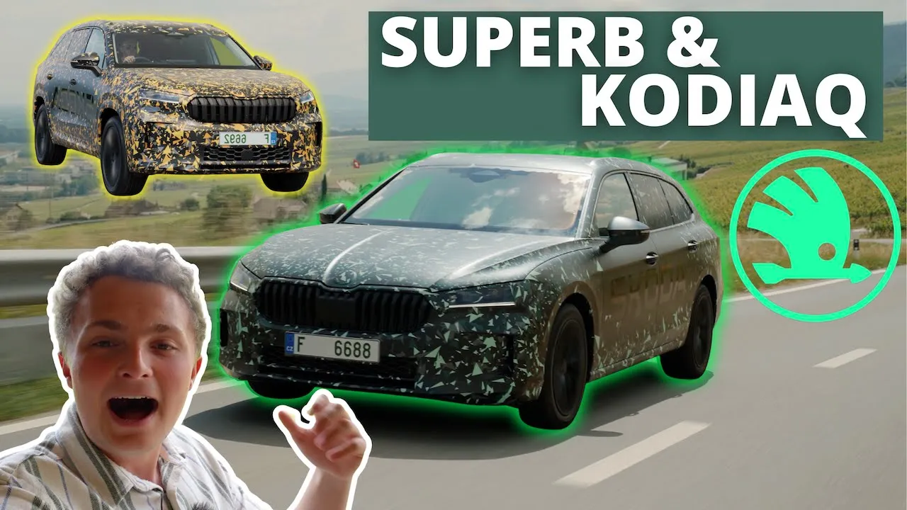 Kører NY SUPERB & KODIAQ som den første dansker inden verdenspremiere! Skoda Superb & Kodiaq TEST