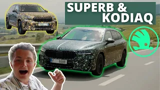 Kører NY SUPERB & KODIAQ som den første dansker inden verdenspremiere! Skoda Superb & Kodiaq TEST