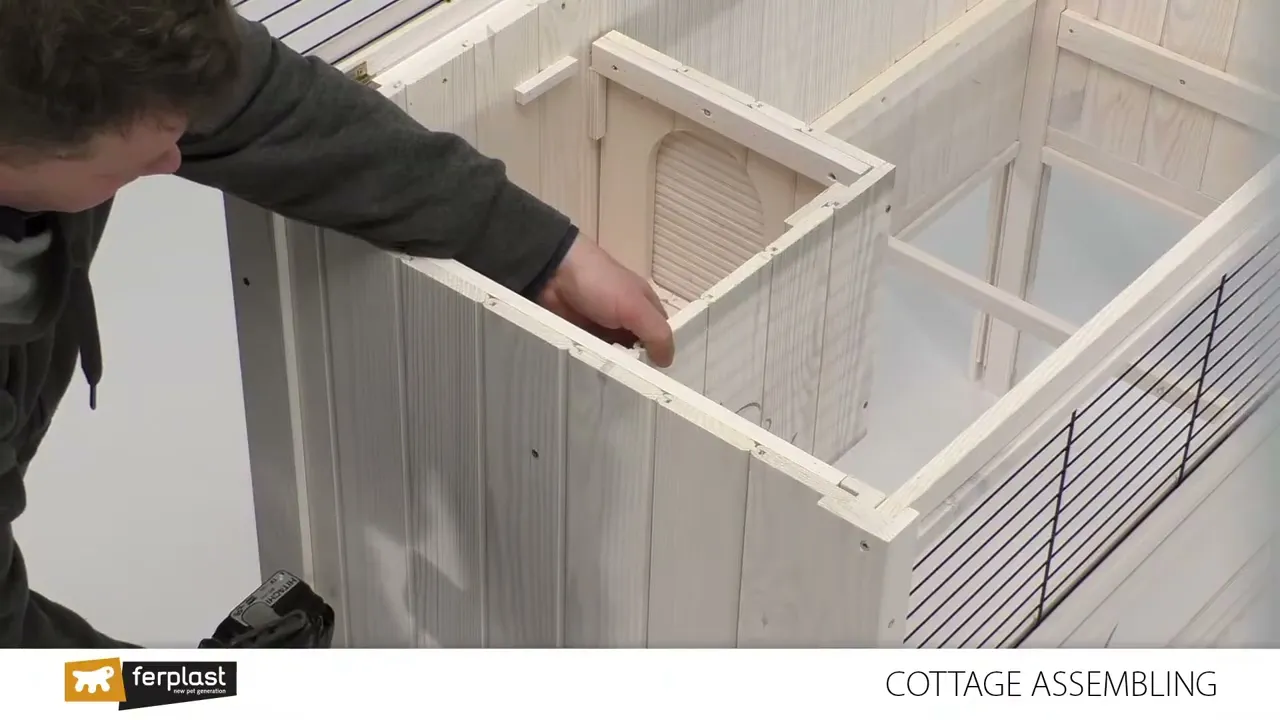 Дерев`яна клітка Ferplast Cottage для кроликів