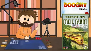 Booghy plays... Free Ride USA(3p, Rules, Playthrough, Review)