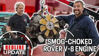 New Project: Tearing down the V-8 engine from Cammisa's Rover SD1 | Redline Update