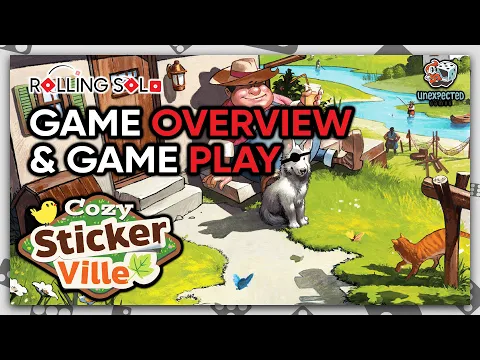 Cozy Stickerville | Prologue Solo Playthrough | Game Overview & Gameplay