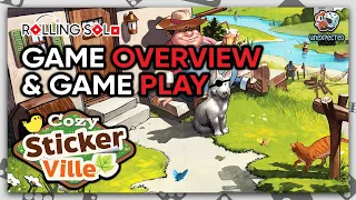 Cozy Stickerville | Prologue Solo Playthrough | Game Overview & Gameplay