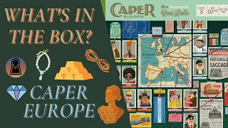 What's In The Box? Caper: Europe Mastermind Edition! Unboxing