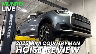BMW's UKL Platform in Action: 2025 MINI Countryman SE ALL4 Hoist Review