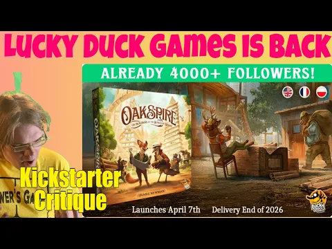 Oakspire - A cozy tableau-building game of wood and wonder (B) Kickstarter Critique Review
