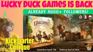 Oakspire - A cozy tableau-building game of wood and wonder (B) Kickstarter Critique Review