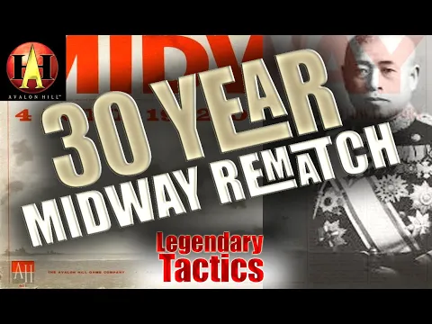 MIDWAY(1964) REVIEW and WALKTHROUGH / Tabletop Board game / Tutorial / 30 YEAR REMATCH / AVALON HILL