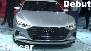 Watch the Audi Prologue Concept Debut. Why? Because it's the future design of the A6, A7 & A8