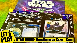 STAR WARS the DECKBUILDING GAME | Solo Playthrough | Leaders Variant by @Azure_Death
