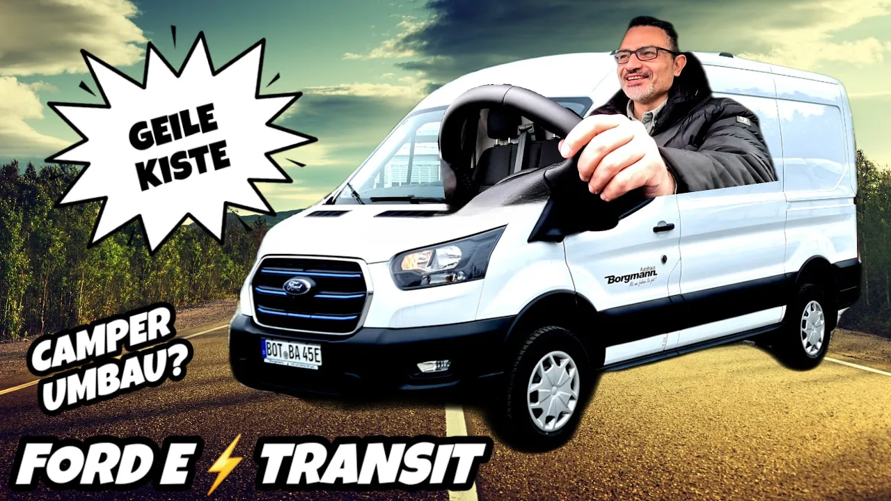 Ford E-Transit Reichweite & Verbrauch bei Kälte. Ideal auch für Camper Umbau! #emobility