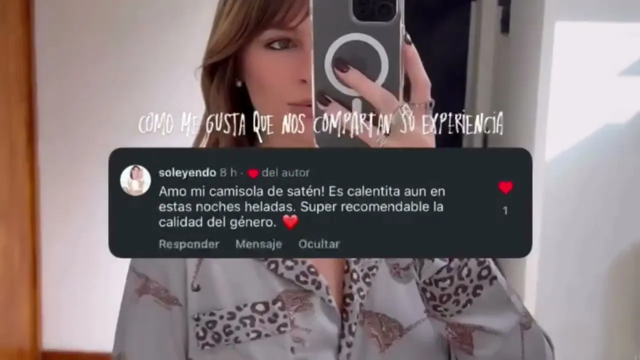 Video de María Eugenia sleepwear