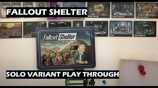 Fallout Shelter Solo Variant experiment