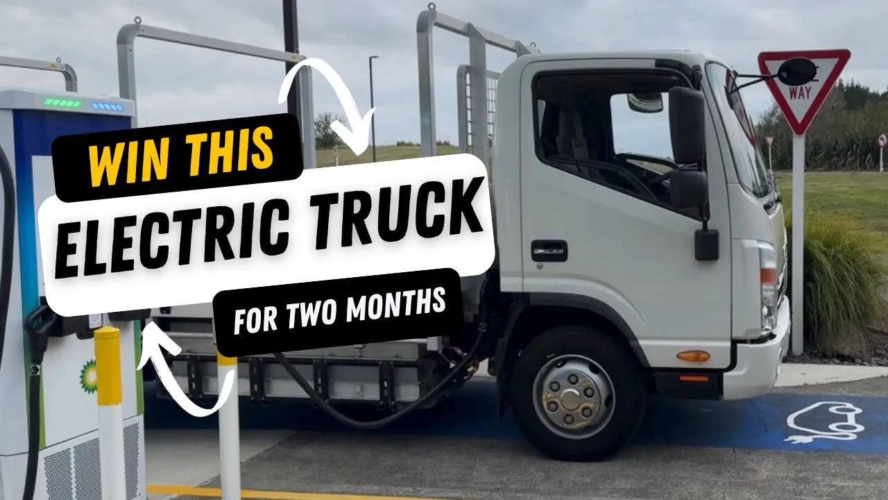 Win this electric truck! We drive our mystery prize.