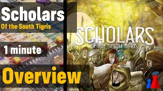 Scholars of the South Tigris -1 minute Overview - Peaky Boardgamer
