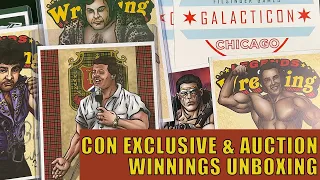 2022 GalactiCon Exclusive Cards & Auction Unboxing Filsinger Games Legends of Wrestling Champions