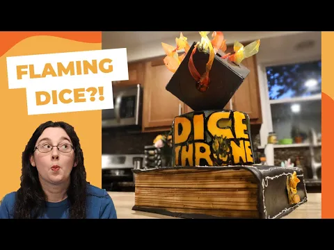 How To Make A Dice Throne Marble Cake!! | Board Game Bakes
