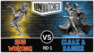 Sun Wukong vs Cloak and Dagger! (Unmatched Tournament - Round 1)