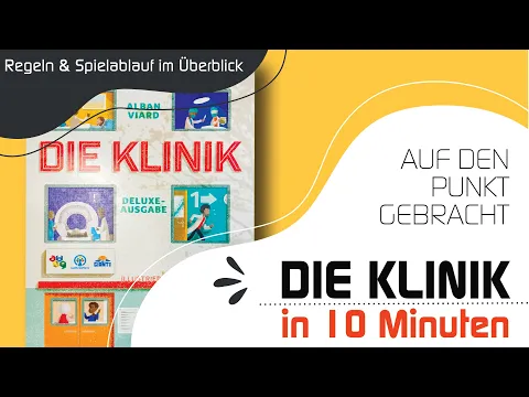 Die Klinik auf den Punkt gebracht! Spielablauf und Regeln prägnant zusammengefasst!