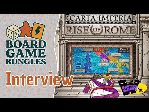 Board Game Bungles Meets Mike from Guntower Games... Then Takes Over Rome! | Carta Imperia Preview