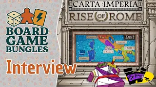 Board Game Bungles Meets Mike from Guntower Games... Then Takes Over Rome! | Carta Imperia Preview