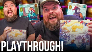 Adorable Snow Village, Cutthroaght Scoring - Snowcrest Gamefound Preview!