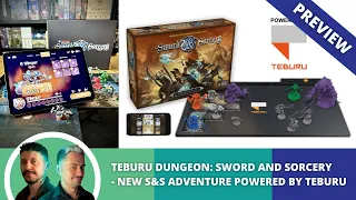 Teburu Dungeon: Sword and Sorcery: Prototype Review. New S&S adventure powered by Teburu.