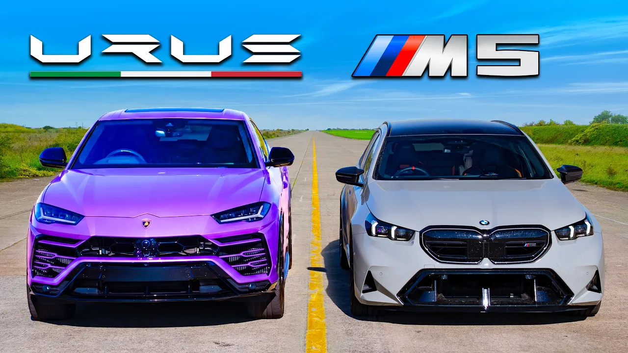 Are Lambos ACTUALLY FAST? Urus v M5 DRAG RACE