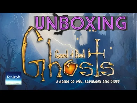 Good & Bad Ghosts Board Game | Unboxing (No Talking)