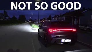 BYD Dolphin headlights test