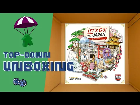 Let's Go! to Japan Board Game Unboxing // Retail Version