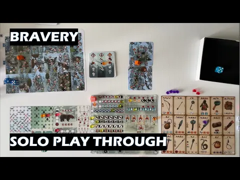 Bravery PnP board game solo play through
