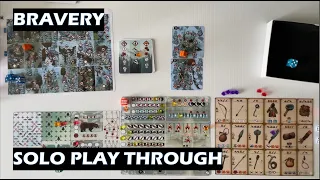 Bravery PnP board game solo play through