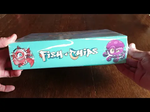 L'open the box du jeu de société "Fish'n Chips" ! Auteur : Christophe Coat. Editeur : Studio H