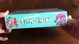 L'open the box du jeu de société "Fish'n Chips" ! Auteur : Christophe Coat. Editeur : Studio H