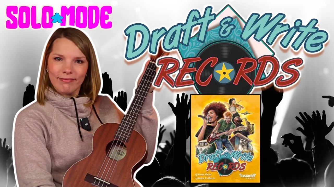 Draft & Write Records - BGG Solo-Mode w/ Foster the Meeple