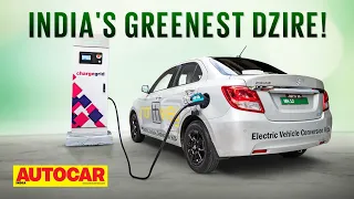 Maruti Suzuki Dzire battery electric conversion - India's greenest Dzire! | Feature | Autocar India