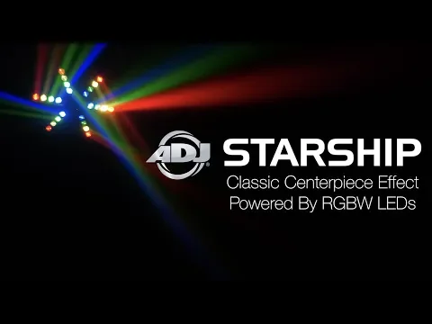 Product video thumbnail for ADJ American DJ Starship 24x15W LED RGBA Centerpiece Effect Light