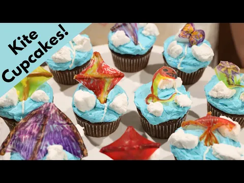 Rocky Road Cupcakes Featuring Kites! | Board Game Bakes