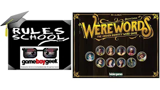 How to Play Werewords - Deluxe Edition (Rules School) with the Game Boy Geek
