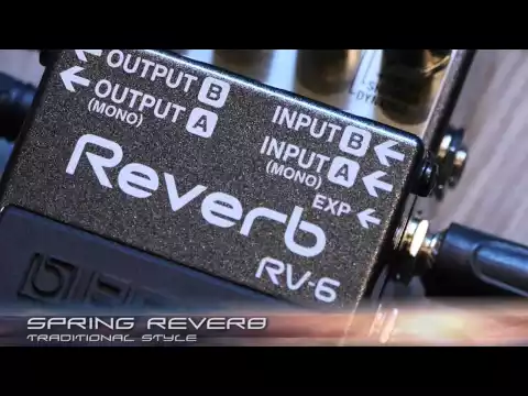 Product video thumbnail for Boss RV-6 Digital Reverb Pedal