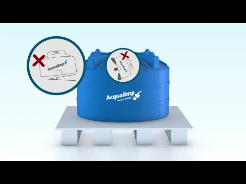 Tanque 10.000L Azul Acqualimp