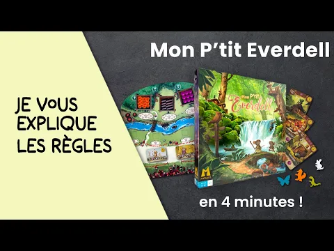 Je vous explique les règles du jeu MON P’TIT EVERDELL en moins de 4 minutes!