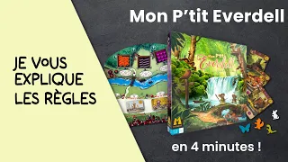 Je vous explique les règles du jeu MON P’TIT EVERDELL en moins de 4 minutes!