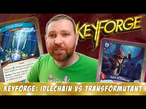 Keyforge Tutorial Playthrough: Idlechain vs. Transformative Mutant
