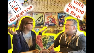 Trekking Through History 2 Player Board Game Review with Spread & Bear