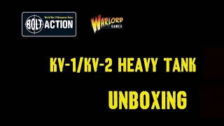 Bolt Action Soviet KV-1/KV-2 Heavy Tank Unboxing