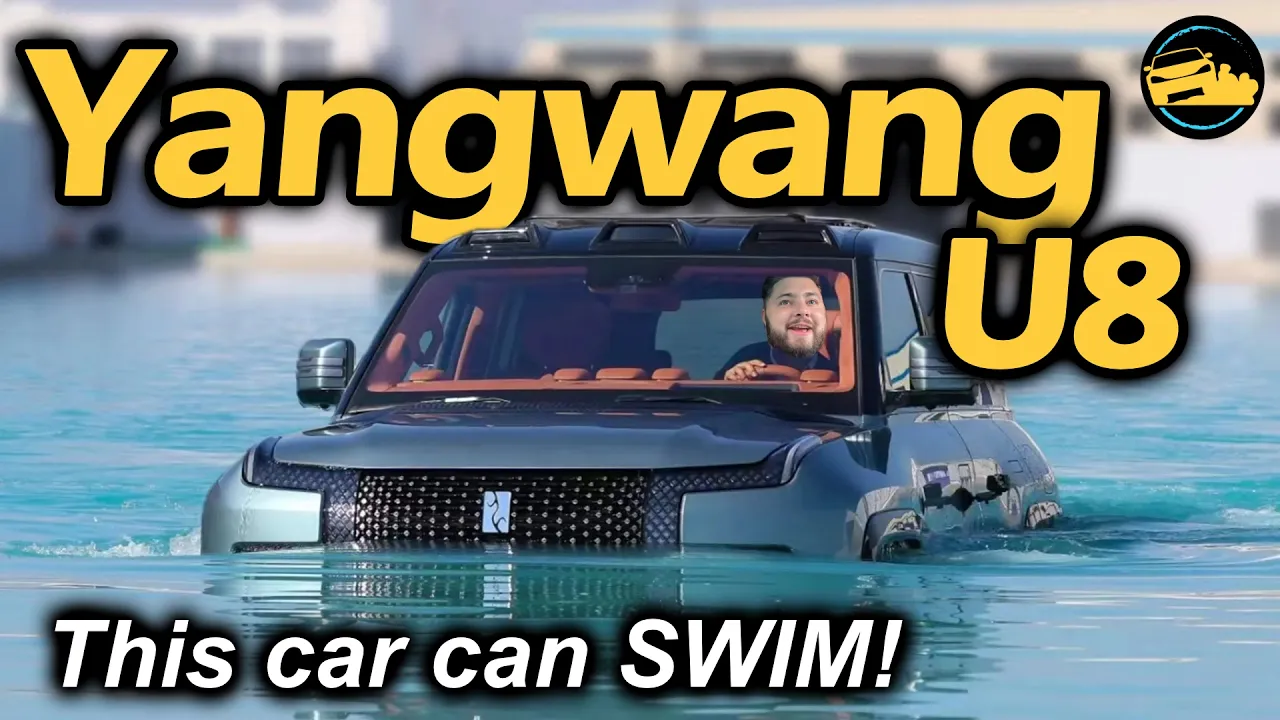 We went SWIMMING in a Car! - BYD's Yangwang U8