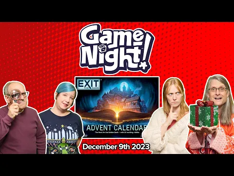 GameNight! 24 Days of Christmas - Exit: The Game Advent Calendar The Hunt for the Golden Book Day 9